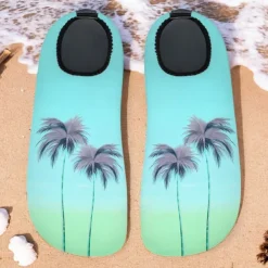 Unisex 3D Alligator Print Water Shoes – Quick-Dry Barefoot Aqua Socks for Beach, Swimming, Surfing & Outdoor Activities