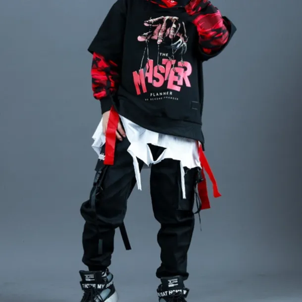 Unisex 3D Letter Hoodie & Sweatpants Set Clothing Set Long Sleeve Fall Winter Fashion Street Style Kids 3-13 Years Vacation Street Regular Fit