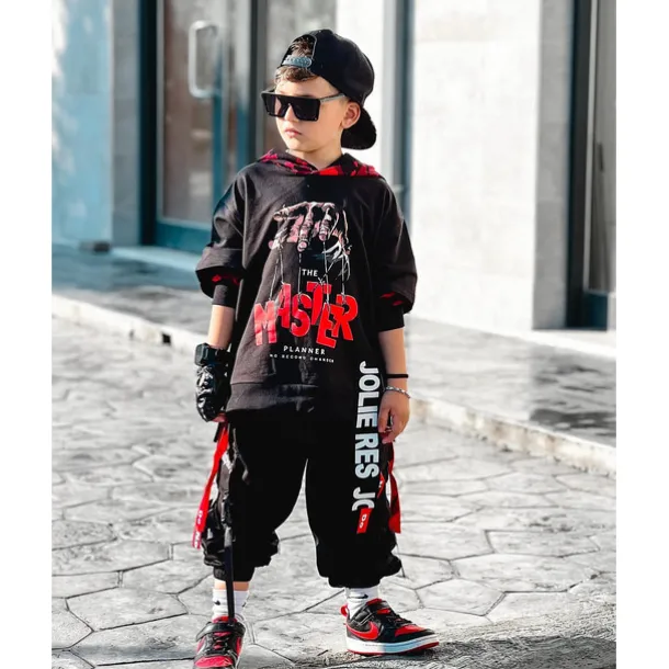 Unisex 3D Letter Hoodie & Sweatpants Set Clothing Set Long Sleeve Fall Winter Fashion Street Style Kids 3-13 Years Vacation Street Regular Fit