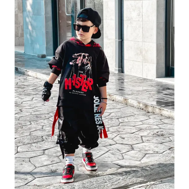 Unisex 3D Letter Hoodie & Sweatpants Set Clothing Set Long Sleeve Fall Winter Fashion Street Style Kids 3-13 Years Vacation Street Regular Fit