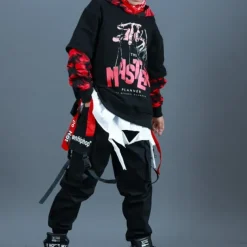 Unisex 3D Letter Hoodie & Sweatpants Set Clothing Set Long Sleeve Fall Winter Fashion Street Style Kids 3-13 Years Vacation Street Regular Fit