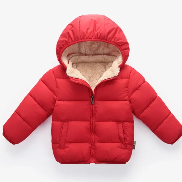 Unisex 3D Plain Coat Down Coat Puffer Jacket Long Sleeve Fall Winter Active Cool Kids 3-10 Years Regular Fit