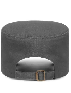 Unisex Flat Cap Baseball Cap Military Cap Cadet Hat Black Dark Navy Polyester Warm Vintage Casual Minimalism Outdoor Vacation Plain Adjustable Sunscreen Fashion