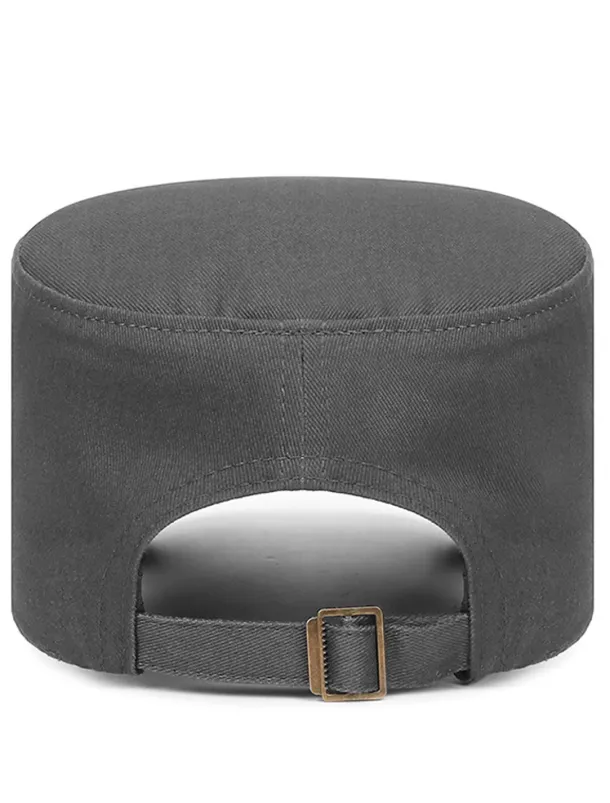 Unisex Flat Cap Baseball Cap Military Cap Cadet Hat Black Dark Navy Polyester Warm Vintage Casual Minimalism Outdoor Vacation Plain Adjustable Sunscreen Fashion