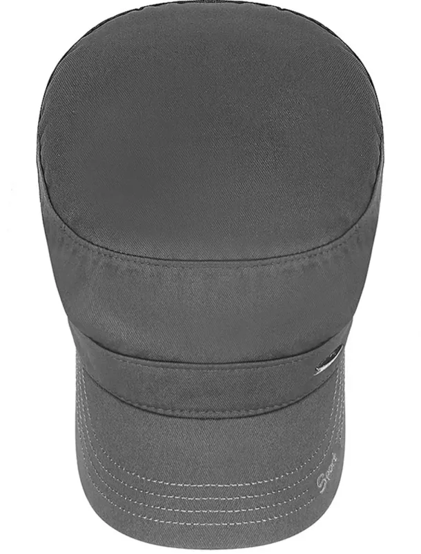 Unisex Flat Cap Baseball Cap Military Cap Cadet Hat Black Dark Navy Polyester Warm Vintage Casual Minimalism Outdoor Vacation Plain Adjustable Sunscreen Fashion