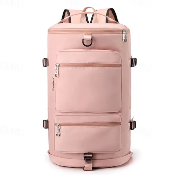 Unisex Large-Capacity Travel Backpack Duffel Bag with Shoe Compartment and Shoulder Strap, Multi-Carry Waterproof Sports Gym Bag for Students, Commuters, Weekend Trips, and Fitness Use