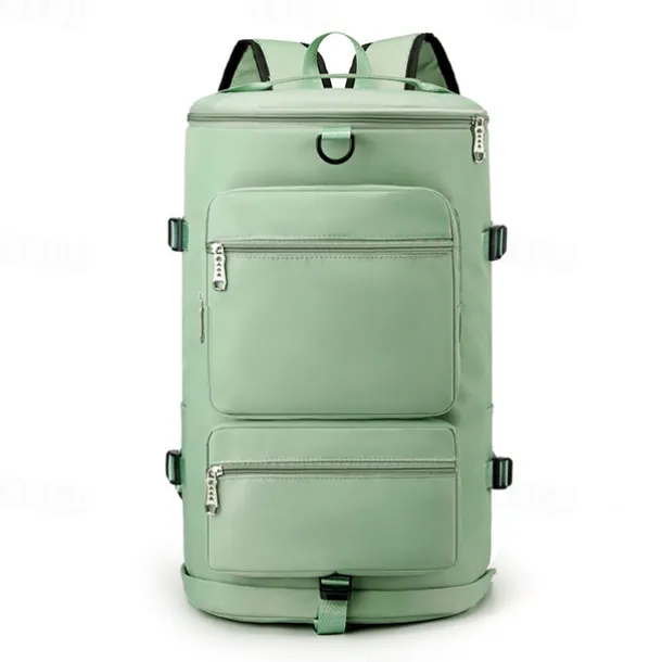 Unisex Large-Capacity Travel Backpack Duffel Bag with Shoe Compartment and Shoulder Strap, Multi-Carry Waterproof Sports Gym Bag for Students, Commuters, Weekend Trips, and Fitness Use