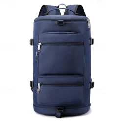 Unisex Large-Capacity Travel Backpack Duffel Bag with Shoe Compartment and Shoulder Strap, Multi-Carry Waterproof Sports Gym Bag for Students, Commuters, Weekend Trips, and Fitness Use