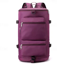 Unisex Large-Capacity Travel Backpack Duffel Bag with Shoe Compartment and Shoulder Strap, Multi-Carry Waterproof Sports Gym Bag for Students, Commuters, Weekend Trips, and Fitness Use