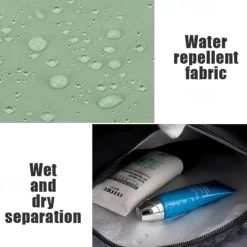 Unisex Large-Capacity Travel Backpack Duffel Bag with Shoe Compartment and Shoulder Strap, Multi-Carry Waterproof Sports Gym Bag for Students, Commuters, Weekend Trips, and Fitness Use