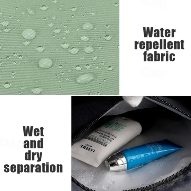 Unisex Large-Capacity Travel Backpack Duffel Bag with Shoe Compartment and Shoulder Strap, Multi-Carry Waterproof Sports Gym Bag for Students, Commuters, Weekend Trips, and Fitness Use