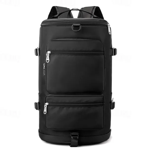 Unisex Large-Capacity Travel Backpack Duffel Bag with Shoe Compartment and Shoulder Strap, Multi-Carry Waterproof Sports Gym Bag for Students, Commuters, Weekend Trips, and Fitness Use