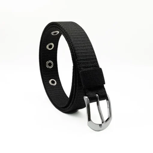 Unisex Tactical Belt Golf Web Belt for Jeans Frame Buckle Black Red Nylon Plain Daily Wear Going out Weekend
