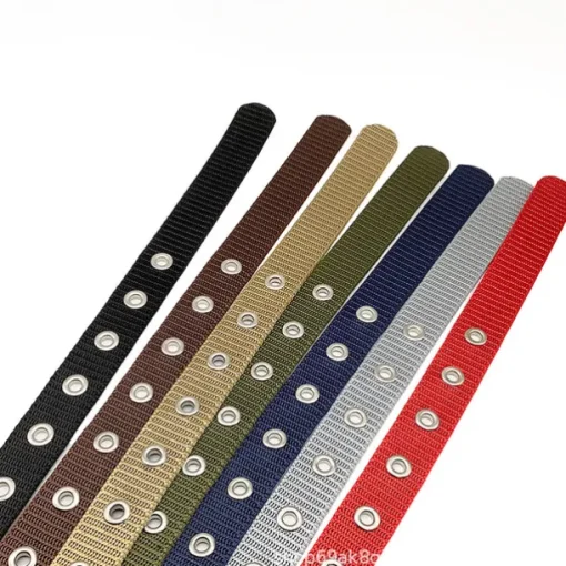 Unisex Tactical Belt Golf Web Belt for Jeans Frame Buckle Black Red Nylon Plain Daily Wear Going out Weekend