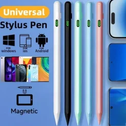 Universal Active Pen For IPad IPhone Digital Display Capacitive Stylus Pen For Android IOS Windows Touch Screen Megnetic Styluse For Apple Pencil/Sumsung Tablet
