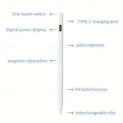 Universal Active Pen For IPad IPhone Digital Display Capacitive Stylus Pen For Android IOS Windows Touch Screen Megnetic Styluse For Apple Pencil/Sumsung Tablet