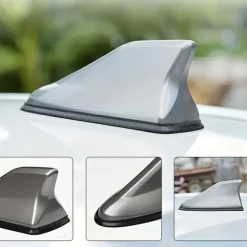 Universal Car Antennas Shark Fin Antenna Auto Radio Signal Aerials Roof Antennas Universal Car Antennas Car Signal Decorative Car Accessories