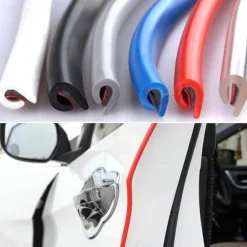 Universal Car Door Edge Protector Trim, 10M/5M Anti-Collision Rubber Moulding Strip, Scratch Guard for Auto Styling & Protection