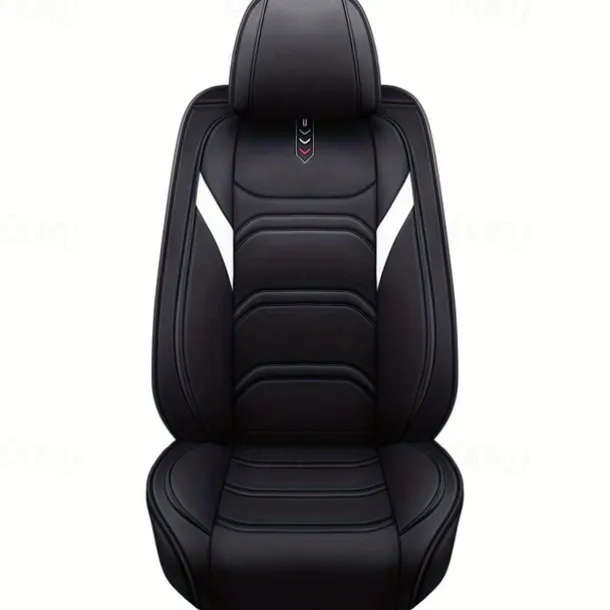 Universal Car Seat Covers Luxury Leather, Full Set High-End Protector, Fits Most Cars, Car Interior Accessories