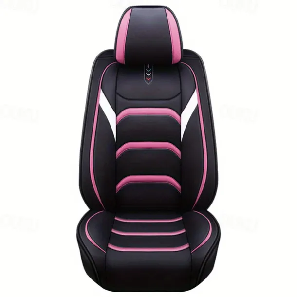Universal Car Seat Covers Luxury Leather, Full Set High-End Protector, Fits Most Cars, Car Interior Accessories