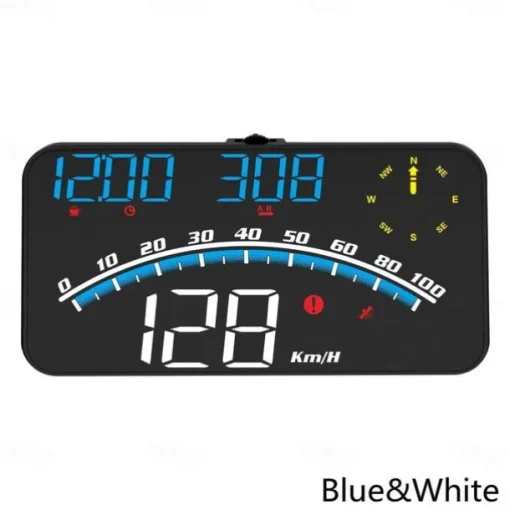 Universal Digital GPS Speedometer, 5.5" HUD Head-Up Display for Car, Speed in MPH/Km/h, Fatigue Driving Reminder, Overspeed Alarm, HD Display for All Vehicles