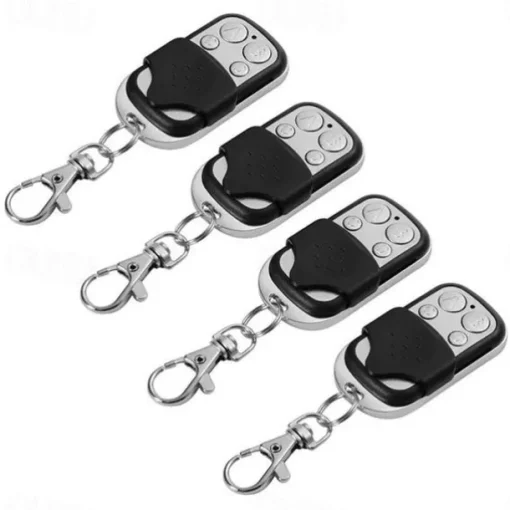 Universal 433MHz Garage Door Remote Duplicator, 4-Button Gate Remote Cloning Transmitter Control
