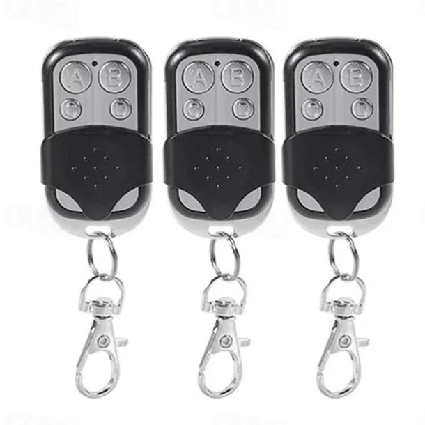 Universal 433MHz Garage Door Remote Duplicator, 4-Button Gate Remote Cloning Transmitter Control