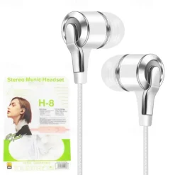 Universal 3.5mm Plug Wired Headset 9D Hifi Stereo Earphone Sport Running Headphones with Mic for Phones Computers Tablets MP3
