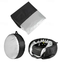 Universal Spare Tire Cover Case Polyester Car Tyre Storage Bags Automobile Tyre Accessories Auto Vehicle Wheel Protector