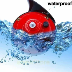 Universal Super Loud Car Horn 12V/24V Electric Snail Train Horn Super Loud Waterproof Horns Siren For Motorcycle Car Truck SUV Boat