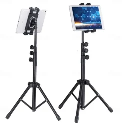 Universal Tripod Stand Retractable Adjustable 180 Degree Rotating, Tablet Mount Holder, Suitable For Cell Phone Tablet iPad