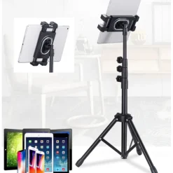 Universal Tripod Stand Retractable Adjustable 180 Degree Rotating, Tablet Mount Holder, Suitable For Cell Phone Tablet iPad
