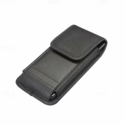 Univesal Phone Bag Fashion New Belt Holder Holster Case with Belt Clip For iPhone 15 14 Plus Pro Max Men Leather Wallet Waist Bag Card Holder Phone Pouch Cover For Samsung Galaxy S23