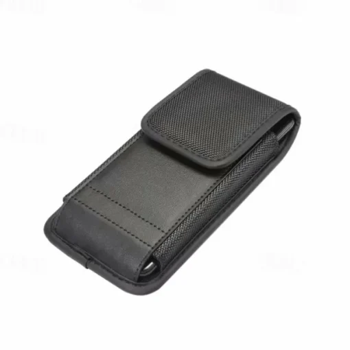 Univesal Phone Bag Fashion New Belt Holder Holster Case with Belt Clip For iPhone 15 14 Plus Pro Max Men Leather Wallet Waist Bag Card Holder Phone Pouch Cover For Samsung Galaxy S23