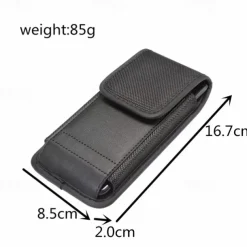 Univesal Phone Bag Fashion New Belt Holder Holster Case with Belt Clip For iPhone 15 14 Plus Pro Max Men Leather Wallet Waist Bag Card Holder Phone Pouch Cover For Samsung Galaxy S23