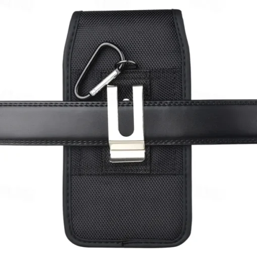 Univesal Phone Bag Fashion New Belt Holder Holster Case with Belt Clip For iPhone 15 14 Plus Pro Max Men Leather Wallet Waist Bag Card Holder Phone Pouch Cover For Samsung Galaxy S23