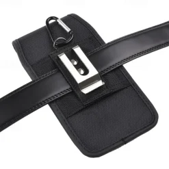 Univesal Phone Bag Fashion New Belt Holder Holster Case with Belt Clip For iPhone 15 14 Plus Pro Max Men Leather Wallet Waist Bag Card Holder Phone Pouch Cover For Samsung Galaxy S23