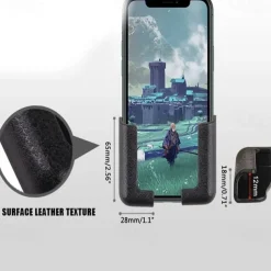 Upgraded Multifunctional Mobile Phone Bracket Self Adhesive Dashboard Mount Car Phone Holder Adjustable Width Car Sticky Navigation Mobile Phone Bracket for All Mobile Phones