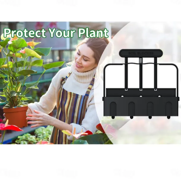 Upgraded Soil Blocker, Soil Block Maker with Comfortable Handel ABS 4 Cell Soil Blocking Tool for Seed Starting Germination