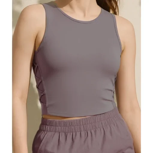 US Open Women's Solid Colored Tank Top Sleeveless Breathable Tennis Pickleball Running Round Neck Tank Back Black Yellow Purple Tennis Clothing