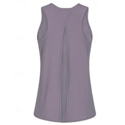 US Open Women's Solid Colored Workout Tank Top Sport Shirt Sports Tank Top Tank Top Sleeveless Quick Dry Breathable Tennis Golf Pickleball Crew Neck Open Back Dark Pink Black White Tennis Clothing