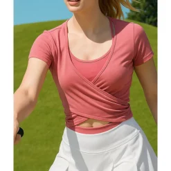 US Open Women's Solid Colored Sport Shirt Tank Top Tennis Shirt Tennis Top Breathable Tennis Golf Pickleball Pink Blue Tennis Clothing