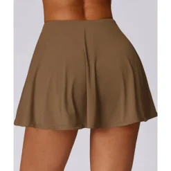 US Open Women's Solid Colored Tennis Skirts Tennis Skirts with Shorts Pleated UPF50+ Quick Dry Tennis Golf Pickleball Bottoms Black Pink Blue Tennis Clothing