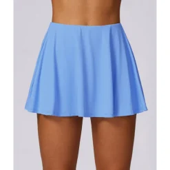 US Open Women's Solid Colored Tennis Skirts Tennis Skirts with Shorts Pleated UPF50+ Quick Dry Tennis Golf Pickleball Bottoms Black Pink Blue Tennis Clothing