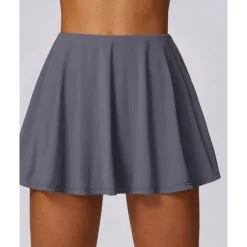 US Open Women's Solid Colored Tennis Skirts Tennis Skirts with Shorts Pleated UPF50+ Quick Dry Tennis Golf Pickleball Bottoms Black Pink Blue Tennis Clothing