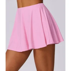 US Open Women's Solid Colored Tennis Skirts Tennis Skirts with Shorts Pleated UPF50+ Quick Dry Tennis Golf Pickleball Bottoms Black Pink Blue Tennis Clothing