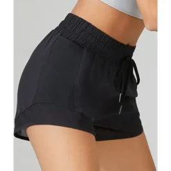 US Open Women's Solid Colored Running Shorts Sports Shorts Drawstring Pocket 2 in 1 Quick Dry Breathable Tennis Pickleball Yoga Bottoms Black Sky Blue Khaki Tennis Clothing