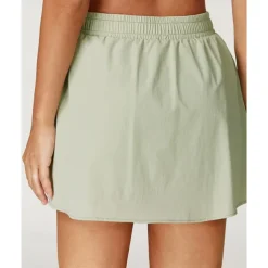 US Open Women's Solid Colored Tennis Skirts Tennis Skirts with Shorts Pleated UPF50+ Quick Dry Tennis Golf Pickleball Bottoms Black Ivory Light Green Tennis Clothing