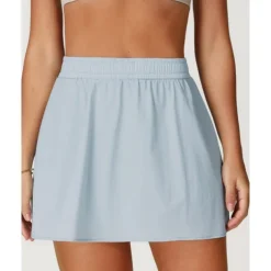 US Open Women's Solid Colored Tennis Skirts Tennis Skirts with Shorts Pleated UPF50+ Quick Dry Tennis Golf Pickleball Bottoms Black Ivory Light Green Tennis Clothing