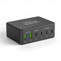USB 3.0 USB C Hubs 6 Ports 6-in-1 Support Power Delivery Function USB Hub with RJ45 12V / 3A DC 5V / 3A 20V / 5A Power Delivery For Laptop Tablet Smartphone
